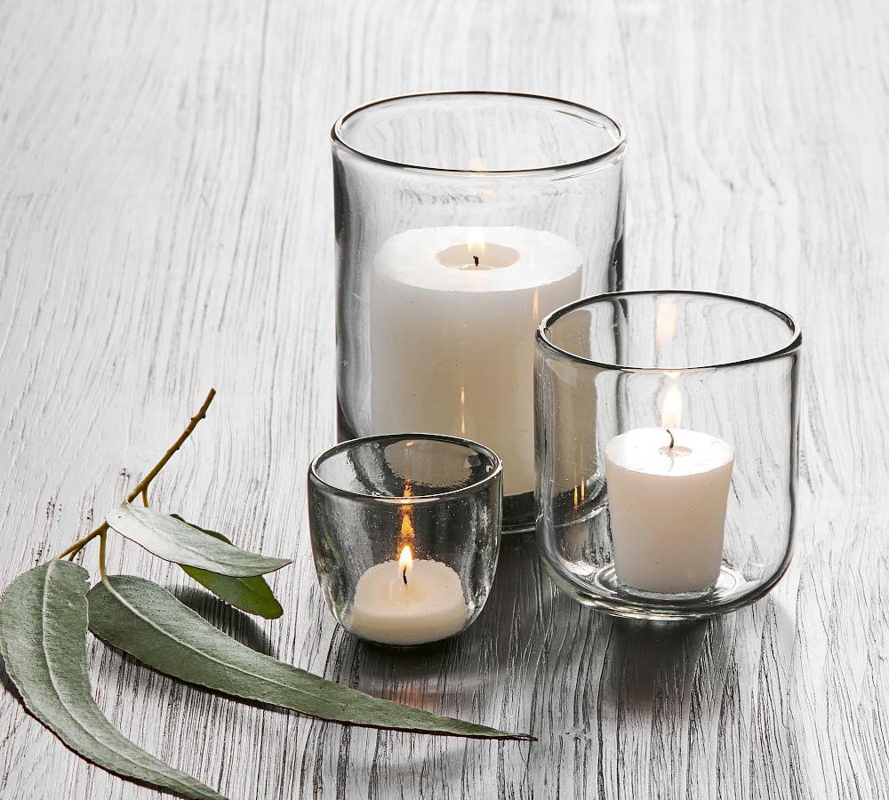 Glass votive sales candle holders